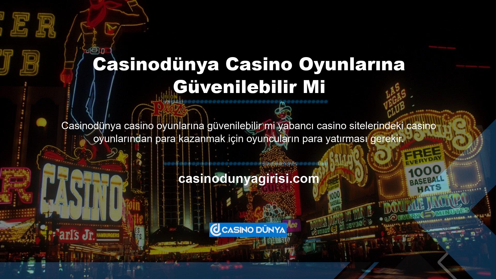 Casinodünya casino oyunlarına para yatırmak ne kadar güvenli? Casino oyunları oynarken Casinodünya web sitesine para yatırma konusunda herhangi bir sorun yaşanmamaktadır
