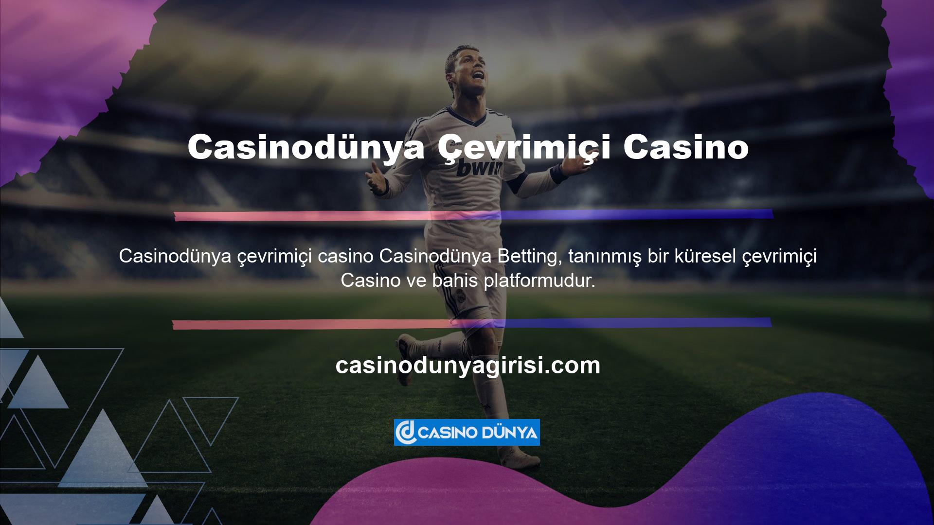 Bir web sitesi Türkiye derecelendirilmişse uluslararası bir Casino platformu olarak kabul edilir