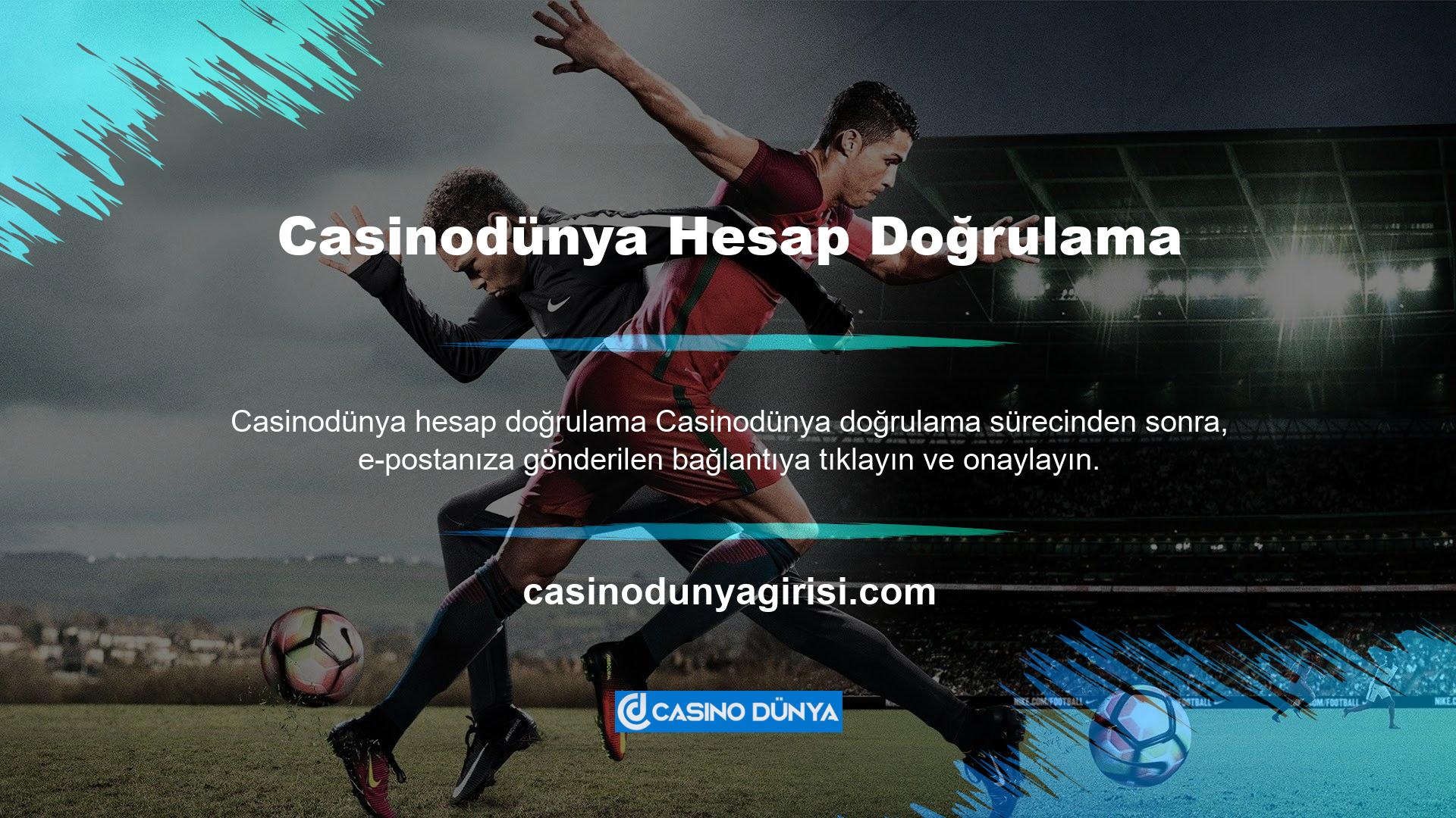 Yeşil ve siyah ve oyun lisansının yoğun kullanımı ile Casinodünya Casino yoluna devam etti